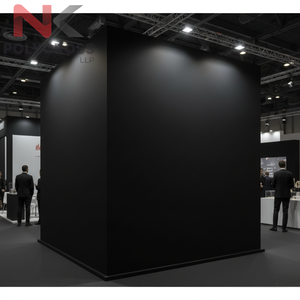 Cubierta para Stand de Feria Comercial |   Lona Impermeable Laminada Cruzada |   Tela Resistente a los Rayos UV y a Desgarros para Stands de Exhibición - Product Image 3