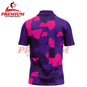 Chemises de golf polo pour hommes de haute qualité, à séchage rapide, personnalisées par sublimation, coupe ajustée, polyester, vente en gros - Product Image 2