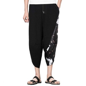 กางเกงวอร์มสำหรับผู้ชาย, กางเกงวอร์มลำลองสีล้วนทำจากชุดกีฬา - Product Image 6