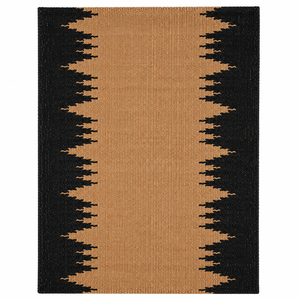 Modern Geometric Hemp Jute <b>Boho</b> Style Rectangle Area <b>Rug</b> Handmade Anti-Slip Weave Backing Medium Pile Eco-Friendly Washable PET - Product Image 1