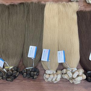 Extensiones de cabello humano de longitud completa y recta natural de alta calidad Calidad de lujo para Genius Weft de 6-32 pulgadas - Product Image 6