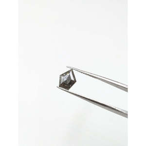 Diamant naturel, taille excellente, taille libre 7,5-9,3 mm, pentagone sel et poivre, pour la fabrication de bijoux - Product Image 1