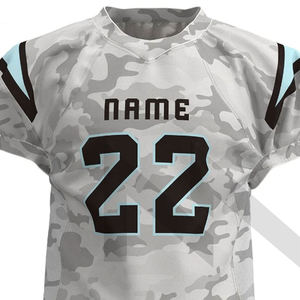 ชุดอเมริกันฟุตบอลแบบย้อนยุค100% สั้นป้องกันรังสียูวีจากโพลีเอสเตอร์สำหรับงานอีเวนต์ของทีม - Product Image 6