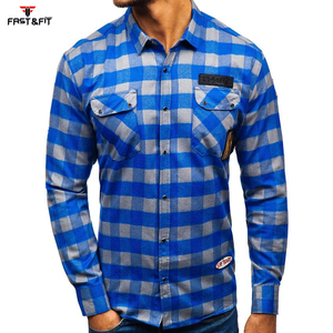 Camisa de franela para hombre con estampado de diseño personalizado de alta calidad Camisa de sublimación de punto informal de manga larga - Product Image 2