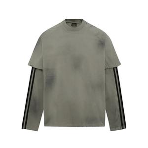 Camisetas de Manga Larga para Hombre, Premium, Doble Capa, Transpirables, Tallas Grandes, 100% Algodón, Ecológicas, Personalizables, Opciones Frontales Casuales - Product Image 4