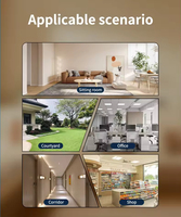Caméra de sécurité CCTV sans fil 3MP Wi-Fi H.264 IP66 étanche pour intérieur, batterie 5200mAh, audio bidirectionnel, Tuya Smart, en plastique