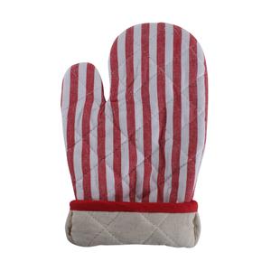 100% Cotton <b>Oven</b> Mitts <b>with</b> <b>Silicone</b> Strip Green Pot Holders for Cooking Microwave Baking Home Food Protection for Restaurants - Product Image 5