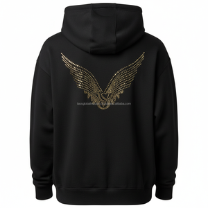 เสื้อฮู้ดผู้ชายสไตล์อินเทรนด์ เหมาะสำหรับสวมใส่ทุกวัน แฟชั่นสตรีทสไตล์ ชุดลำลอง ผ้าฝ้ายผสม - Product Image 1