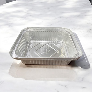 Vietnam Supplier of 600ml Rectangle Aluminum Foil Containers With <b>Lids</b> & Disposable Foil Tray Aluminum Baking <b>Pan</b> - Product Image 6