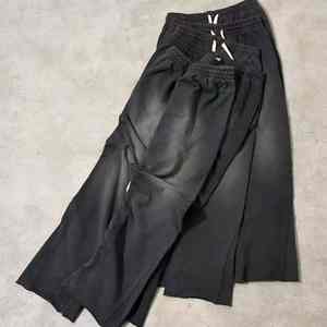 Chándal de lavado ácido para hombre de marca pesada, chándal de poliéster, algodón, Color sólido, personalizado, de secado rápido, transpirable, último estilo, chándal para hombre - Product Image 4