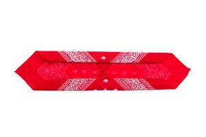 Classique Rouge Coton Bandana Carré Paisley Imprimer Foulard Logo Personnalisé En Gros En Plein Air Sport Mode Vêtements De Travail Unisexe - Product Image 6