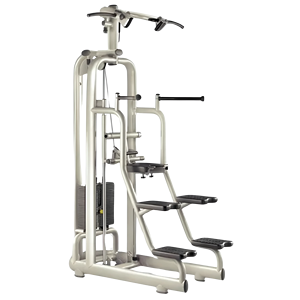 Support de dips remis à neuf avec assistance pour les tractions, pour l'entraînement de la force du haut du corps en salles de sport et de fitness - Product Image 1