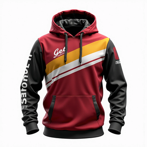 Sudadera con Capucha para Hombre, Estilo Holgado, Forro Polar de Invierno, Duradera, Ecológica, 350g, con Cremallera, Transpirable, Personalizable, Sublimada, de Poliéster y Algodón - Product Image 3