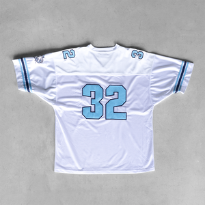 Wholesale Custom Designed American Football Retro <b>Mesh</b> Jersey Fully Sublimation Printed Oversized Crop Streetwear Style <b>Short</b> - Product Image 2