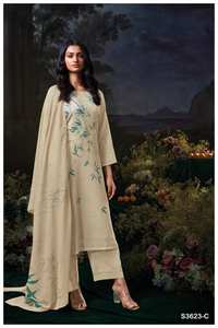 Catálogo completo de Salwar Kameez bordado con estampado Dobby de algodón de primera calidad para ropa de fiesta disponible tarifa al por mayor-indio pakistaní - Product Image 2