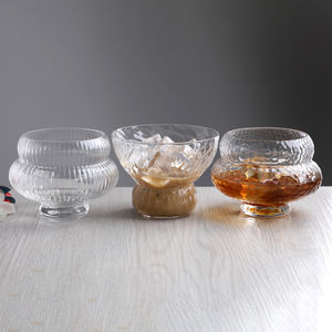 Vente en gros de gobelet en verre pour <span class=keywords><strong>gourde</strong></span> côtelée personnalisé tasse <span class=keywords><strong>à</strong></span> café nordique glacée résistante <span class=keywords><strong>à</strong></span> la chaleur en borosilicate pour restaurant - Product Image 1