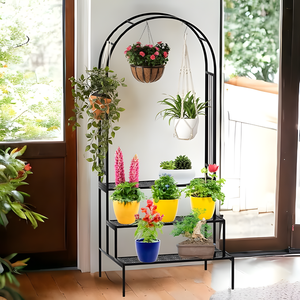 Support de jardinière en métal de haute qualité pour décor de jardin de salon au meilleur prix d'Inde - Product Image 4