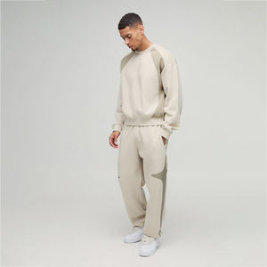 Sweat-shirt sur mesure et ensemble de survêtement 2 pièces à personnaliser pour hommes, survêtement, ensemble de pantalons de survêtement, haute qualité - Product Image 1