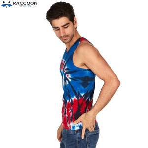 Fitness Sleeveless Workout Sublimated Tank Top <b>Men</b> Gym Clothing Bodybuilding <b>Vest</b> Muscle Tank Top for <b>Men</b> by Raccoon Sports - Product Image 2