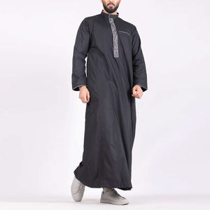 Nouvelle robe pour homme sur mesure 2026, design islamique saoudien, longue robe thobe, vêtements pour adultes, taille plus, thobe/jubba musulmane à vendre - Product Image 4