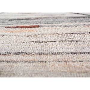 Alfombra Afgana de Lana Anudada a Mano Zuri EA-7114, Roja y Naranja, Geométrica Abstracta, de Viscosa, para Sala de Estar, Pasillo, Forma Rectangular - Product Image 3