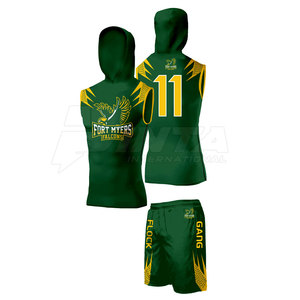 Uniformes de fútbol americano juvenil de diseño personalizado OEM, ropa de entrenamiento transpirable con mangas cortas, conjuntos de uniformes de fútbol americano - Product Image 4
