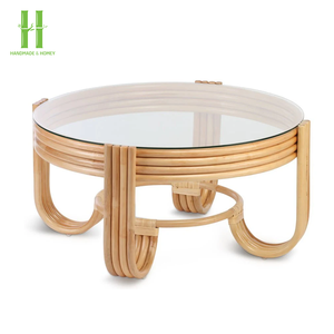 โต๊ะกาแฟหวายทำด้วยมือสำหรับตกแต่งโต๊ะกาแฟทันสมัยเป็นมิตรต่อสิ่งแวดล้อมเฟอร์นิเจอร์บ้านมาใหม่จากเวียดนาม - Product Image 3