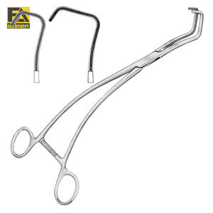 Fórceps de piedra de agallas tangencial Uro de alta calidad, base de acero inoxidable de instrumentos quirúrgicos aprobados por CE e ISO - Product Image 2