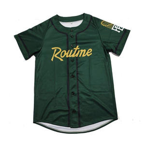 Camiseta de béisbol de sublimación personalizada transpirable de alto rendimiento, ropa deportiva OEM, uniforme de equipo para clubes, pedidos al por mayor - Product Image 3