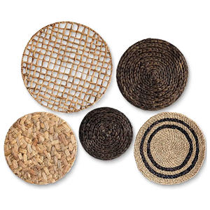 Pièce d'art murale en jacinthe d'eau, décoration de maison côtière, meilleure qualité, artisanat tressé à la main - Product Image 4