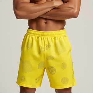 Ropa deportiva, pantalones cortos de baloncesto por sublimación para hombre, pantalones cortos estampados con cintura elástica para hombre, ropa para correr, pantalones cortos sublimados para Fitness para hombre - Product Image 3