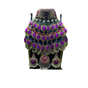 Latest Designs Wholesale Prices Afghan Kuchi Boho <b>Fine</b> <b>Jewelry</b> <b>Sets</b> Women 100% High Quality Handmade Vintage Stainless Wedding - Product Image 1