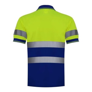 Polo de seguridad para el trabajo de construcción Protección de alta visibilidad para constructores Polo de seguridad industrial Camisa DE TRABAJO HiVis Construcción - Product Image 5