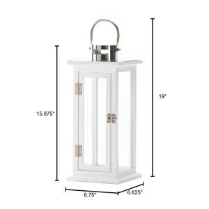 Linterna de aluminio para tumbas con motivo de hojas, colores personalizados, decoración interior y exterior para el hogar y el jardín, diseño clásico relámpago - Product Image 3