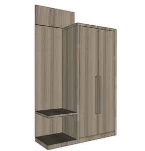 Armario de Hotel de Madera Maciza Resistente (Diseño Abierto) - Product Image 1