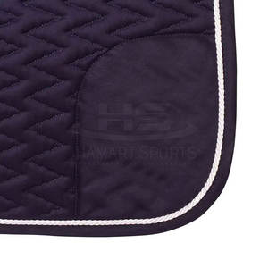 ชุดแผ่นอานม้าม้าม้าม้าแผ่นหลังม้าแผ่นอานสำหรับขี่ม้าสีพื้นทนทานงาน OEM ตามสั่ง - Product Image 3