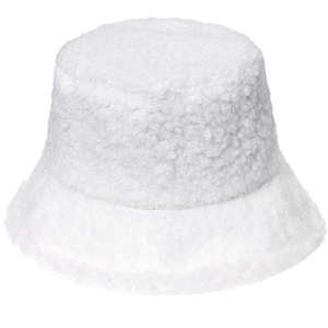 Chapeau Bob Femme SIDDIQUI HOSINEX 2024 en Fausse Fourrure, Uni, Laminé, Décontracté, Doux, Sans Couture, Lavé, Chaud pour l'Hiver, Teint à la Cire - Product Image 5