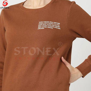 Sweat-shirt à logo personnalisé lourd pour femmes, sweat-shirt à capuche sérigraphié avec broderie 3D personnalisée, vente à chaud - Product Image 5