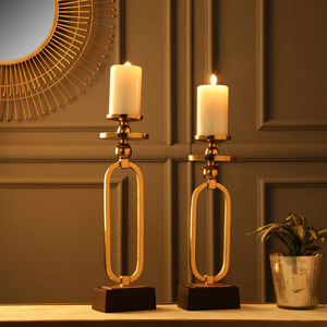Antique Design <b>Candle</b> Holder Elegant Romantic Luxury Christmas Room Decorative Crafts Elegant <b>Dinner</b> - Product Image 2