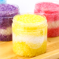 Vente en gros de sels de bain aromathérapeutiques naturels multicolores apaisants à étiquette privée personnalisée Relaxation himalayenne Spa