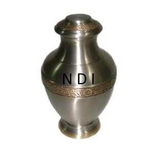 Cuerpo humano Adulto Cenizas Funeral Entierro Cremación Urnas Producto de Venta caliente para latón Metal Adulto Cremación Urnas Funeral - Product Image 2