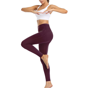 Conjunto de Yoga Elegante para Mujer, Spandex/Poliéster, Sólido, 2 Piezas, Transpirable, Cintura Alta, Sin Mangas, Ropa Deportiva, Conjuntos de Yoga 2026 - Product Image 1