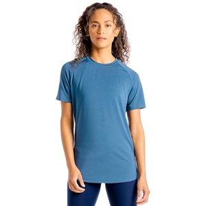 T-shirt d'été léger pour femme, respirant, anti-transpiration, séchage rapide, pour la course, la gym, l'entraînement, en coton - Product Image 1