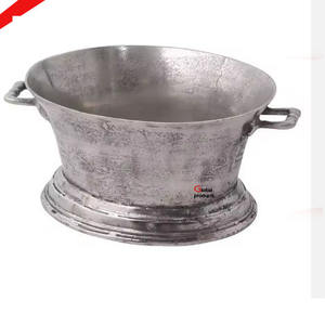 ถังแช่ไวน์สแตนเลสสตีลเคลือบเงาสีเงินสำหรับโรงแรมและร้านอาหาร - Product Image 5