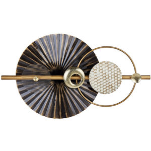 Décoration murale en métal de qualité supérieure, art moderne irrégulier pour la maison, design unique noir et or pour le salon, le bureau, à prix abordable - Product Image 4