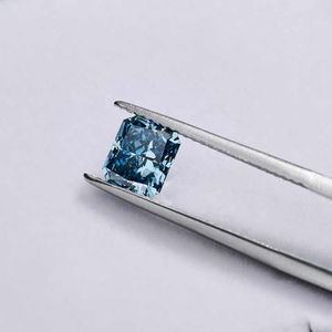 2.51 diamants cultivés en laboratoire CT coupe rayonnante VS1 diamant en vrac CVD couleur bleue diamants polis clarté VS1 - Product Image 4