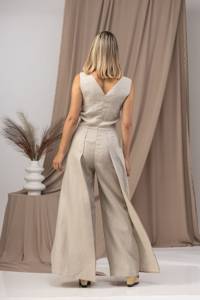 Women Jumpsuits Autumn Ladies Bodycon <b>Rompers</b> Long Sleeve Zipper Turn Down Collar One Piece Jumpsuits Elegant Jumpsuit Women - Product Image 5