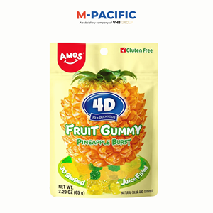 Exportación AMOSS China Producto original Oficina Tratar 65g Amos 4D Fruit Gummy Grape Burst - Product Image 5