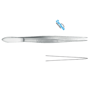 Pince à éclats lisses en acier inoxydable de haute qualité droite 12.5cm / 5 "Fabricant d'instruments chirurgicaux - Product Image 2