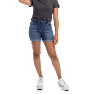 Robes de haute qualité pour femmes Cargo Jeans Pant Shorts Fabrication de vêtements pour filles Mid Rise Shorts en jean personnalisés à 5 poches Vente en gros - Product Image 1